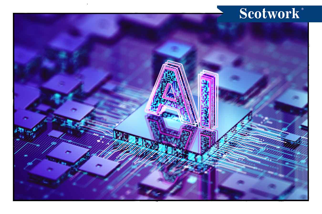 AI graphic with Scotwork blue logo